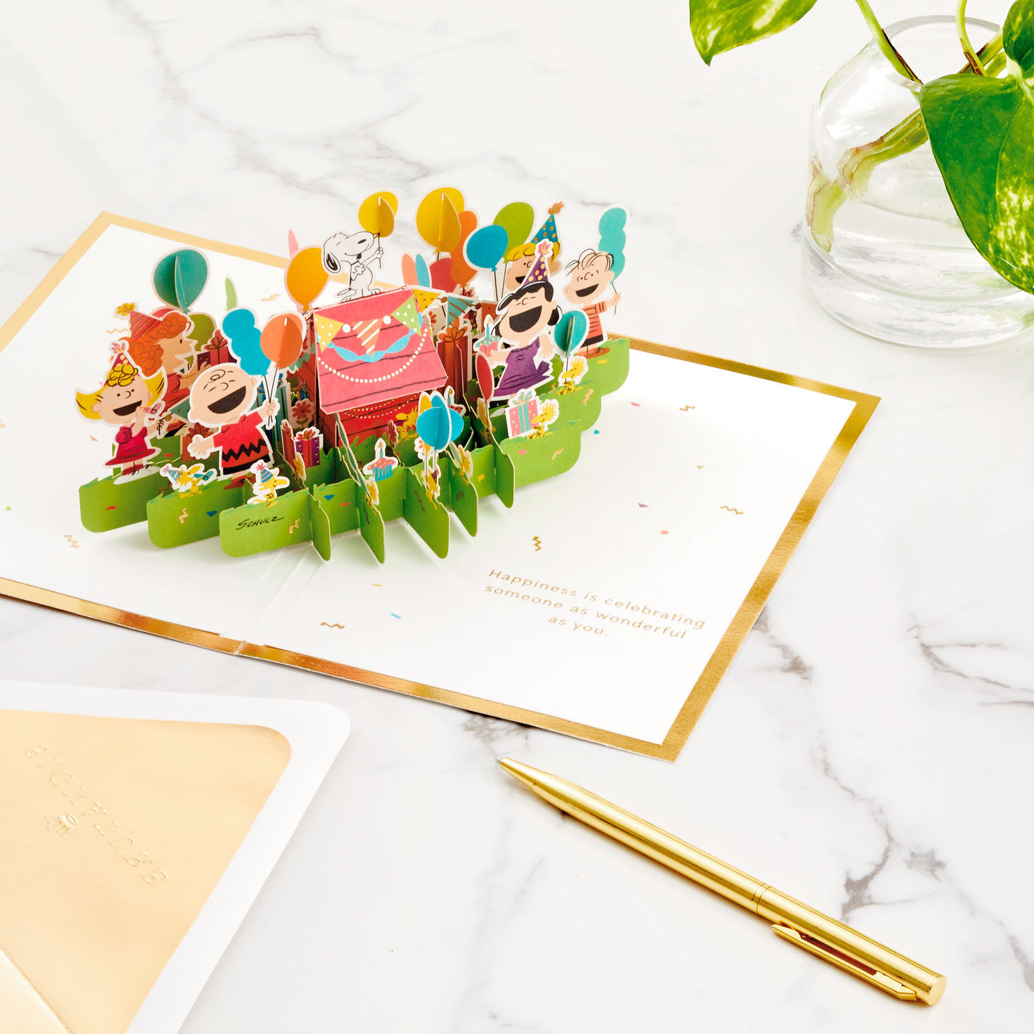 Peanuts&reg; Gang Celebrating You 3D Pop-Up Birthday Card, , large image number 8