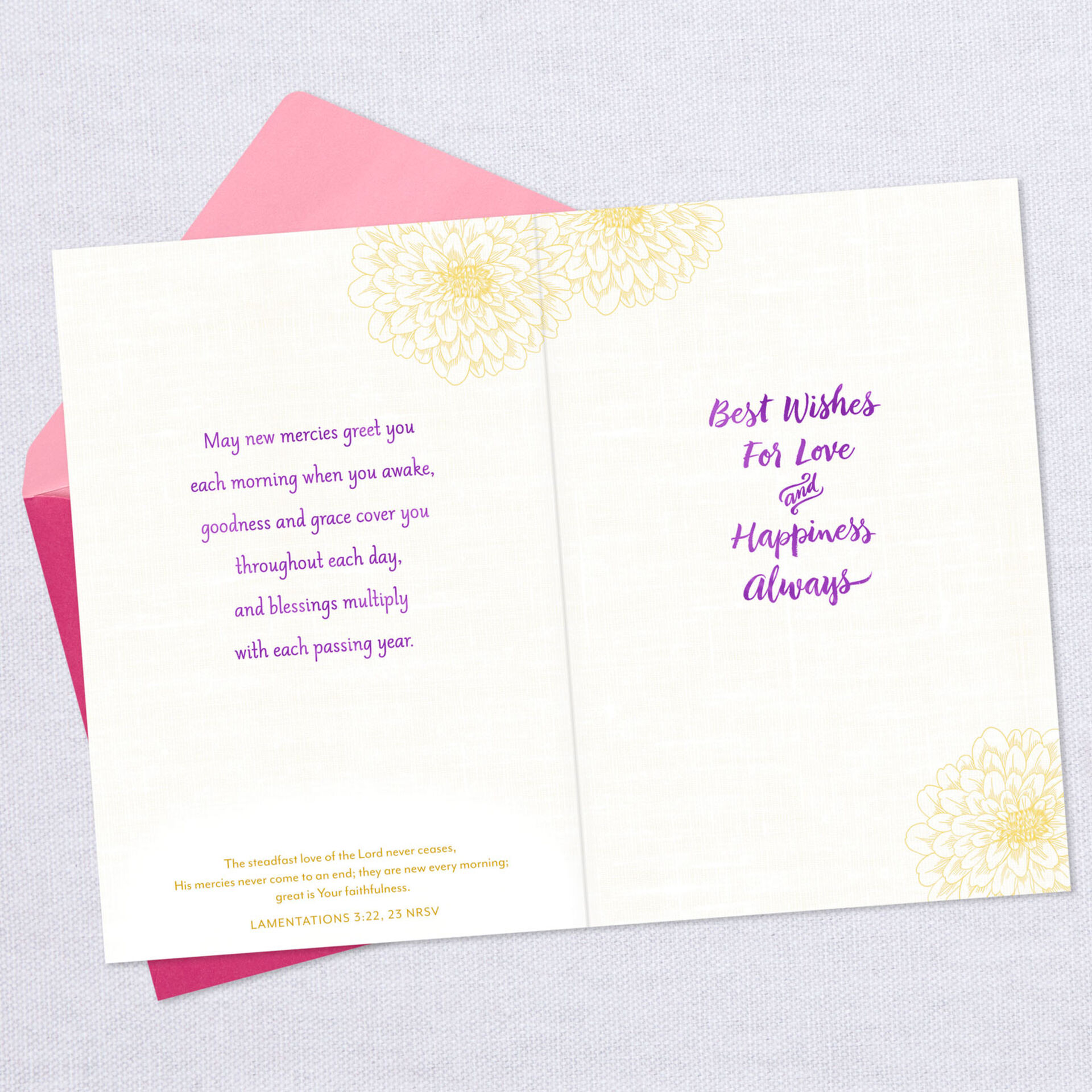 A Wedding Prayer Religious Wedding Card - Greeting Cards - Hallmark