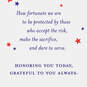 Grateful to You Always Military Appreciation Card, , large image number 2