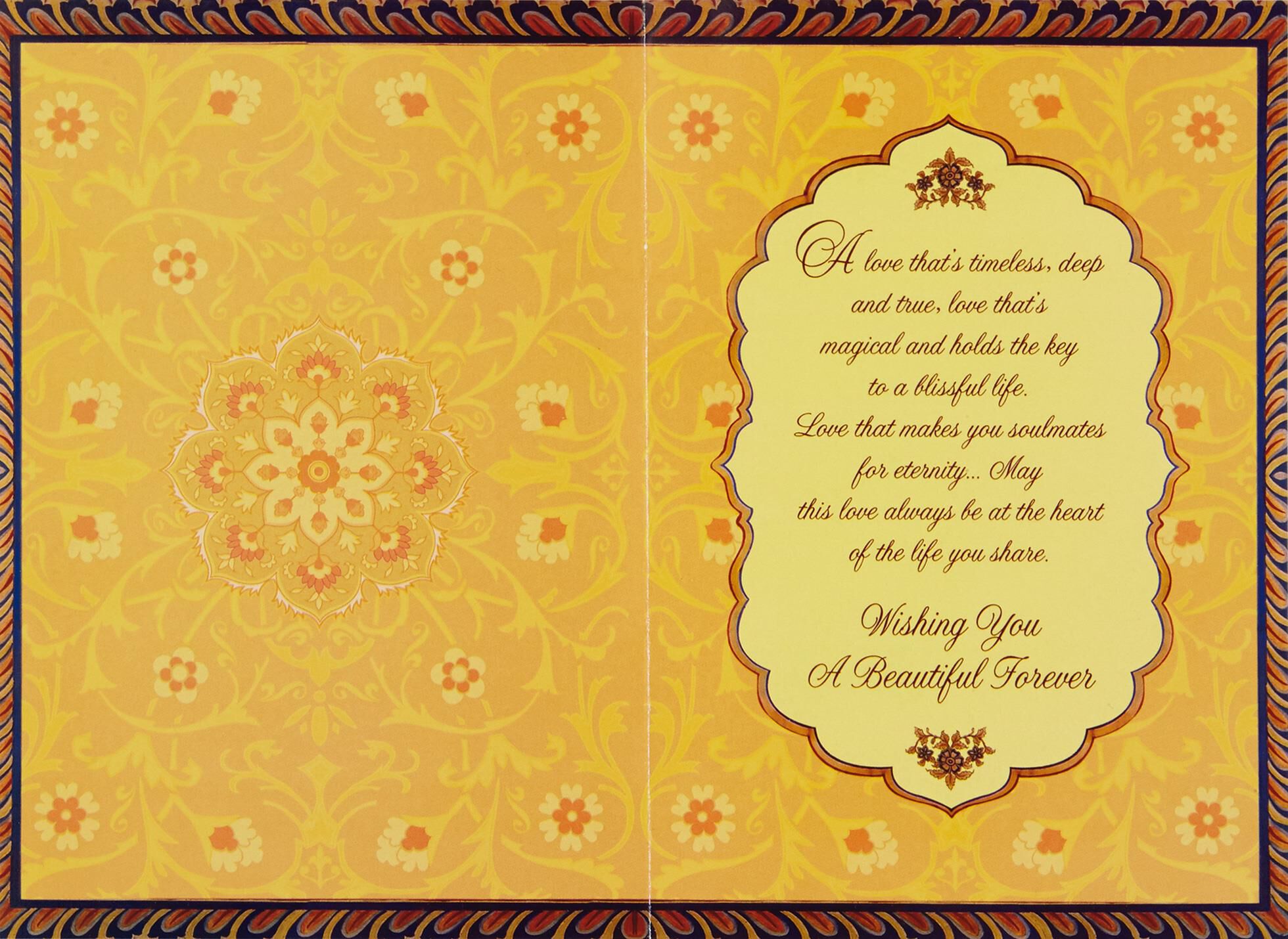 A Beautiful Forever Wedding Card