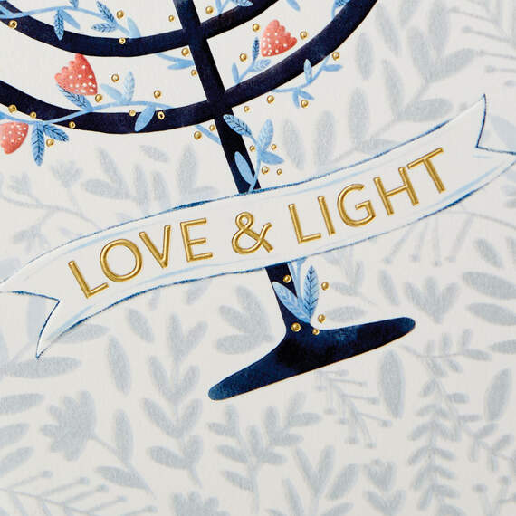 Love and Light Hanukkah Card, , large image number 4