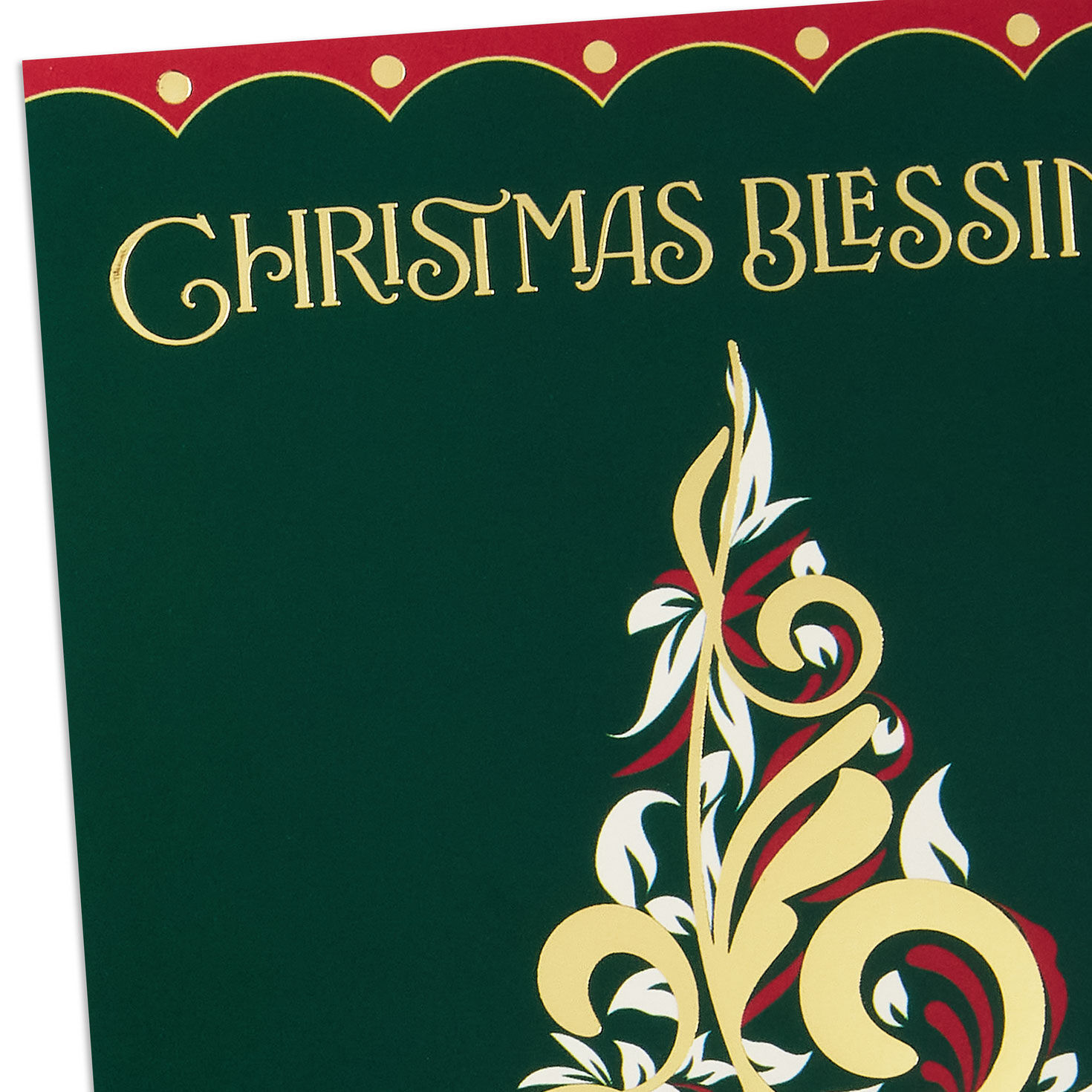 Elegant Tree DaySpring Religious Christmas Cards Cover Detail image number 6