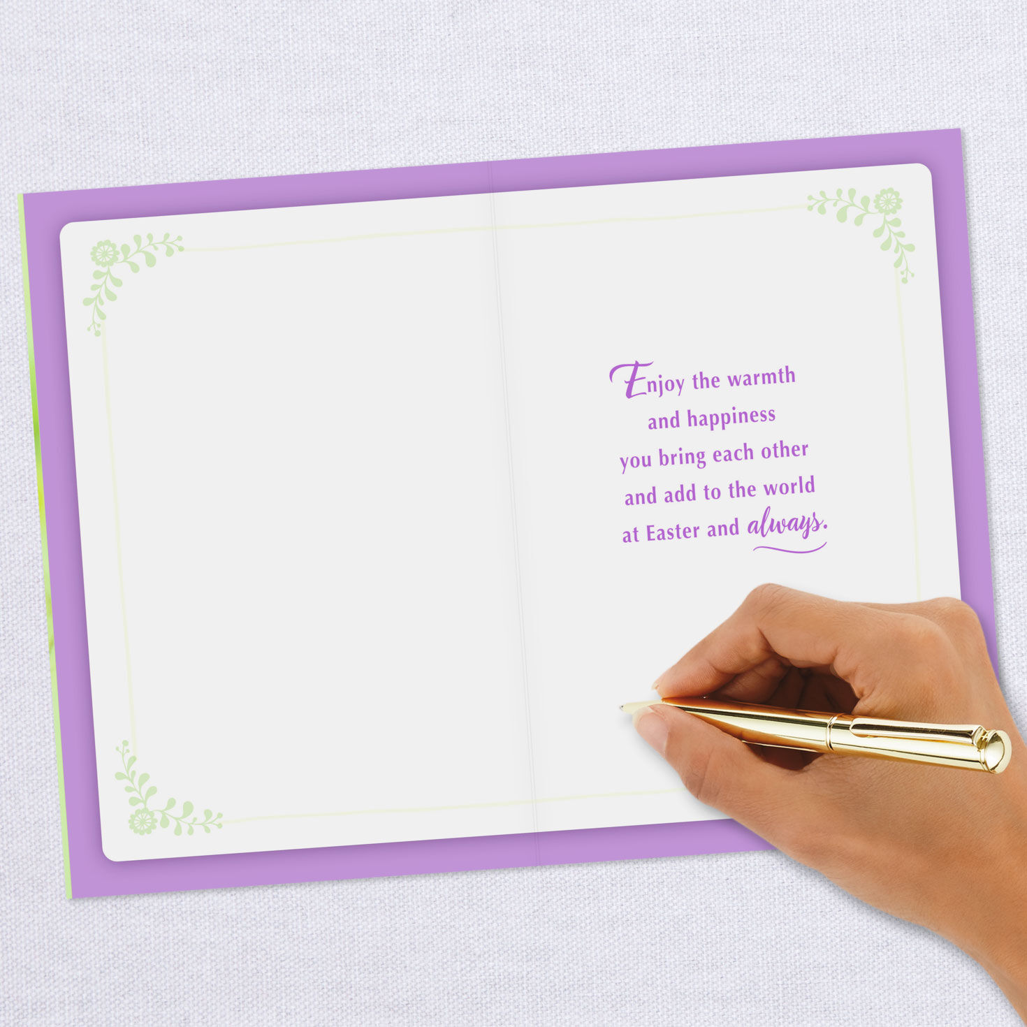 Warmth and Happiness Easter Card for Both, , large image number 6