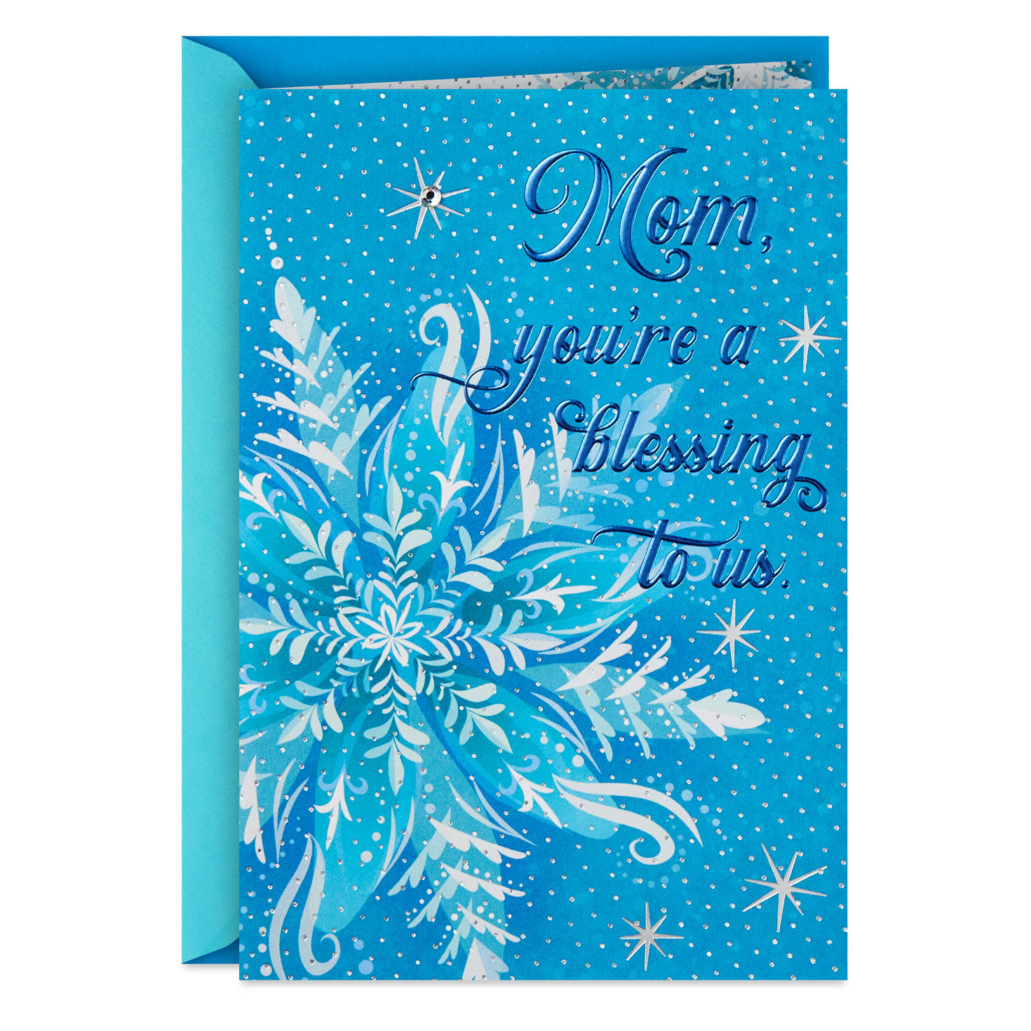 You Make Life Better Christmas Card for Mom from Us