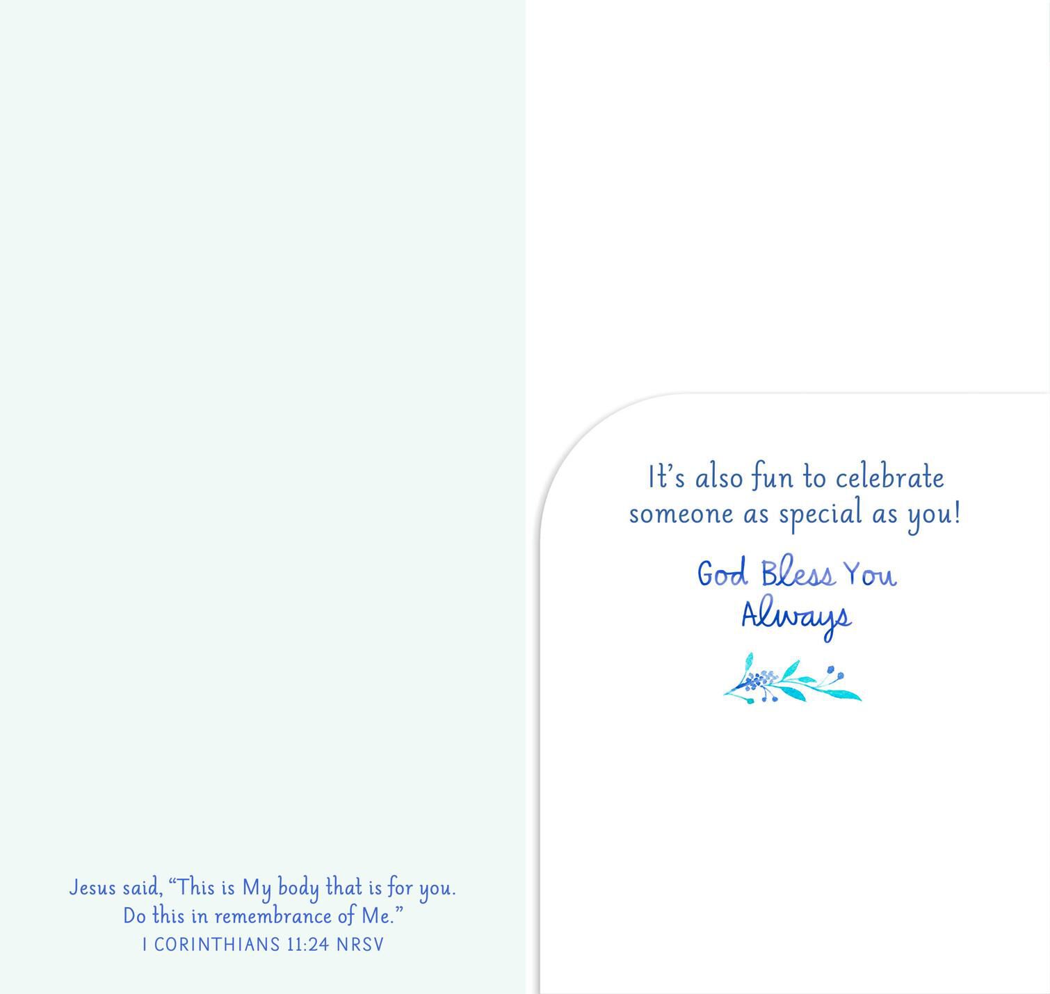 Reasons to Celebrate First Communion Card