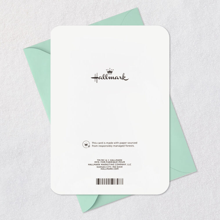 Patterned Circles Caregiver Thank You Card Card Back with Envelope image number 7