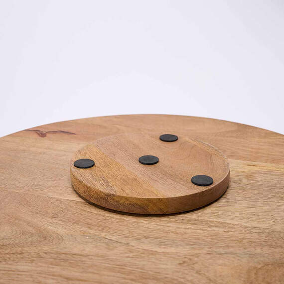 Mud Pie Lazy Susan Wood Charcuterie Board, , large image number 3