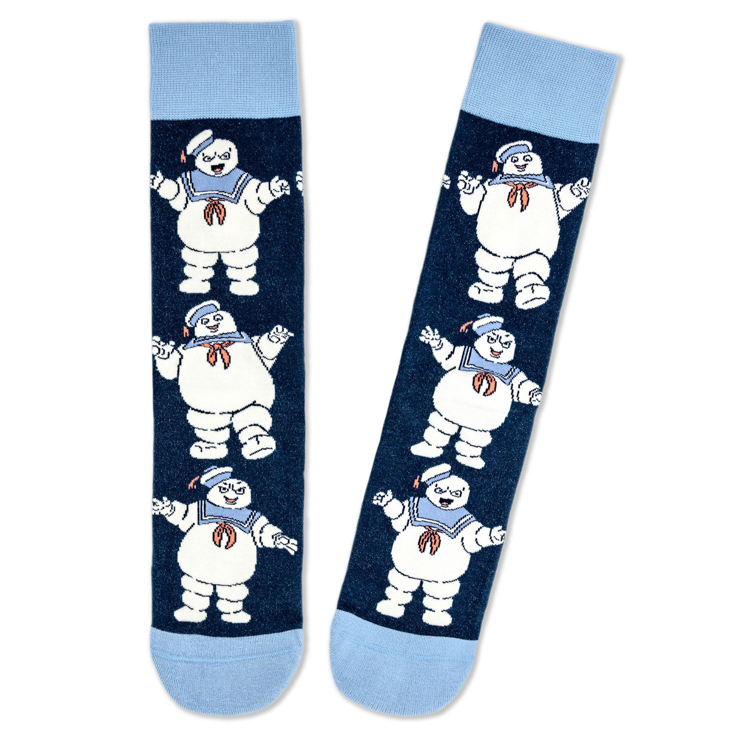 Ghostbusters Stay Puft Marshmallow Man Novelty Crew Socks