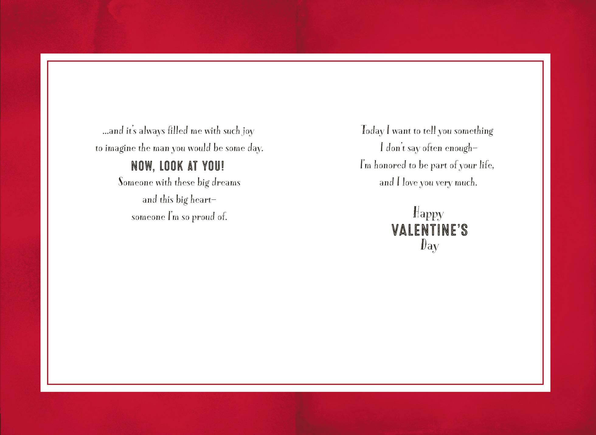 Blessed by You Valentine's Day Card for Son