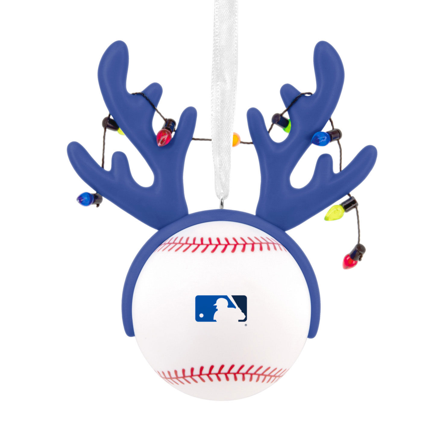 Blue Jays Reindeer Baseball Christmas Ornament back image number 6