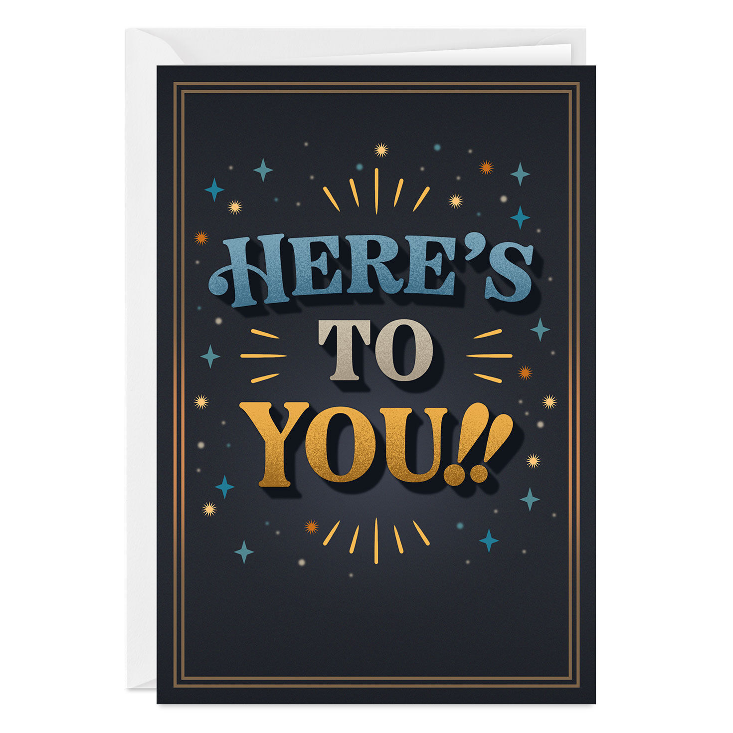 Here's to You Custom Birthday Card