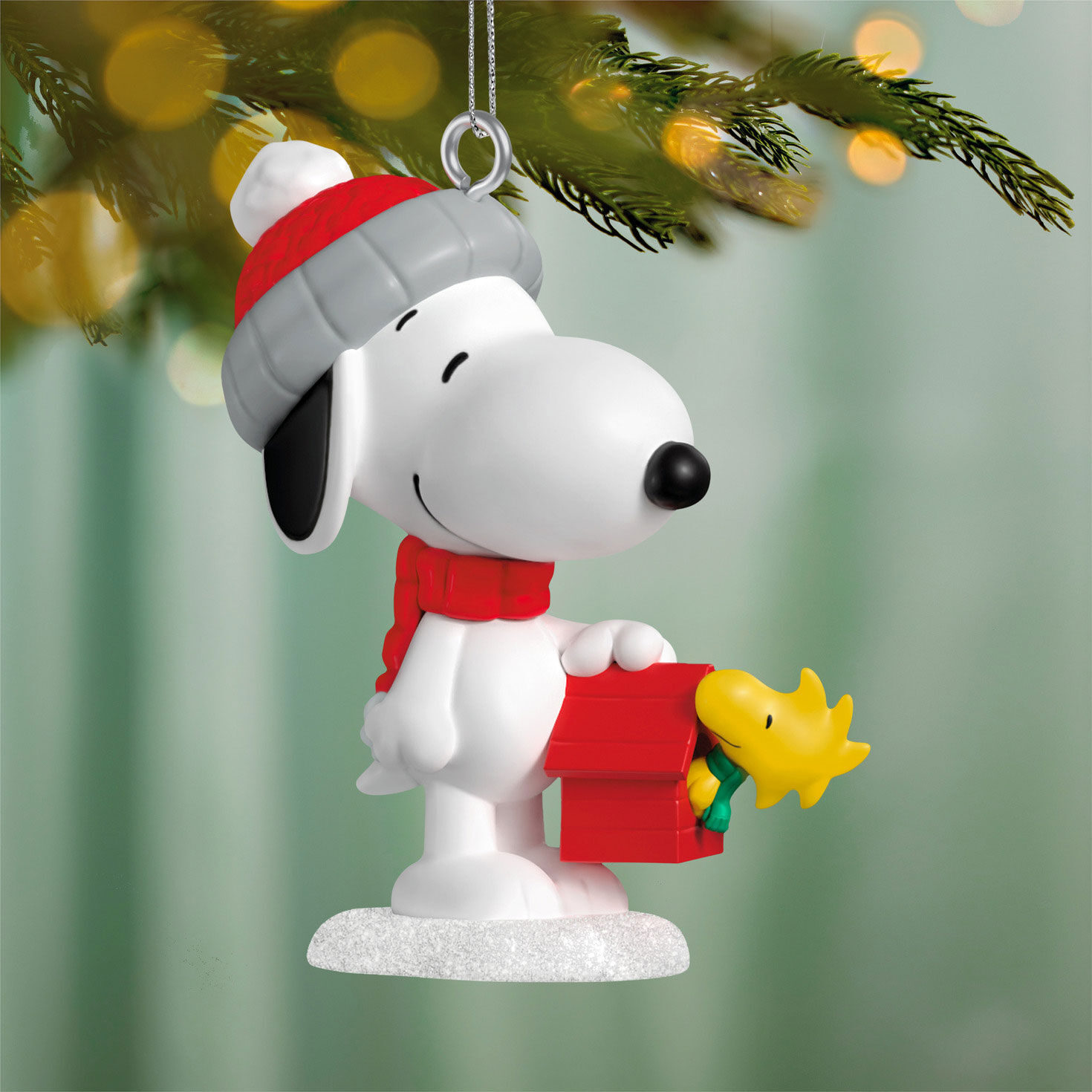 Peanuts Snoopy With Birdhouse Keepsake Ornament  image number 2