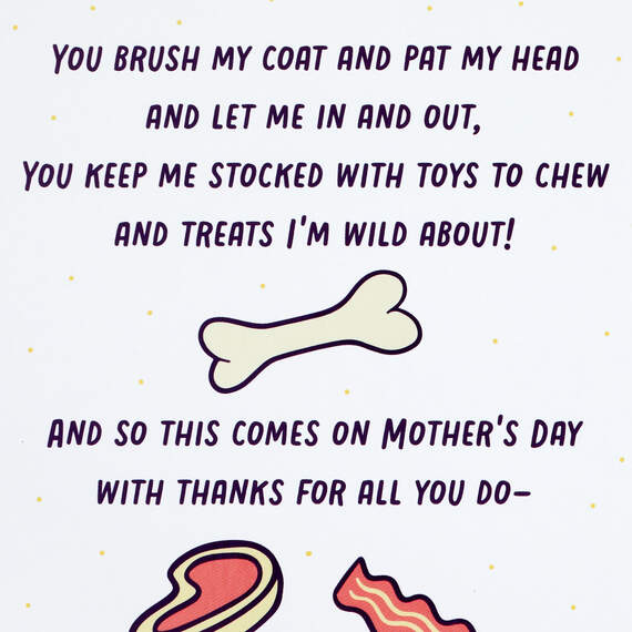 You're the Best Mother's Day Card From the Dog, , large image number 2