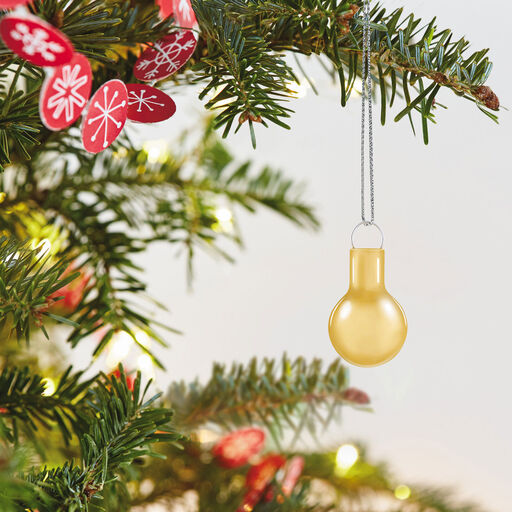 Mini Festive Red, Gold and Green Glass Ornaments, Set of 15, 
