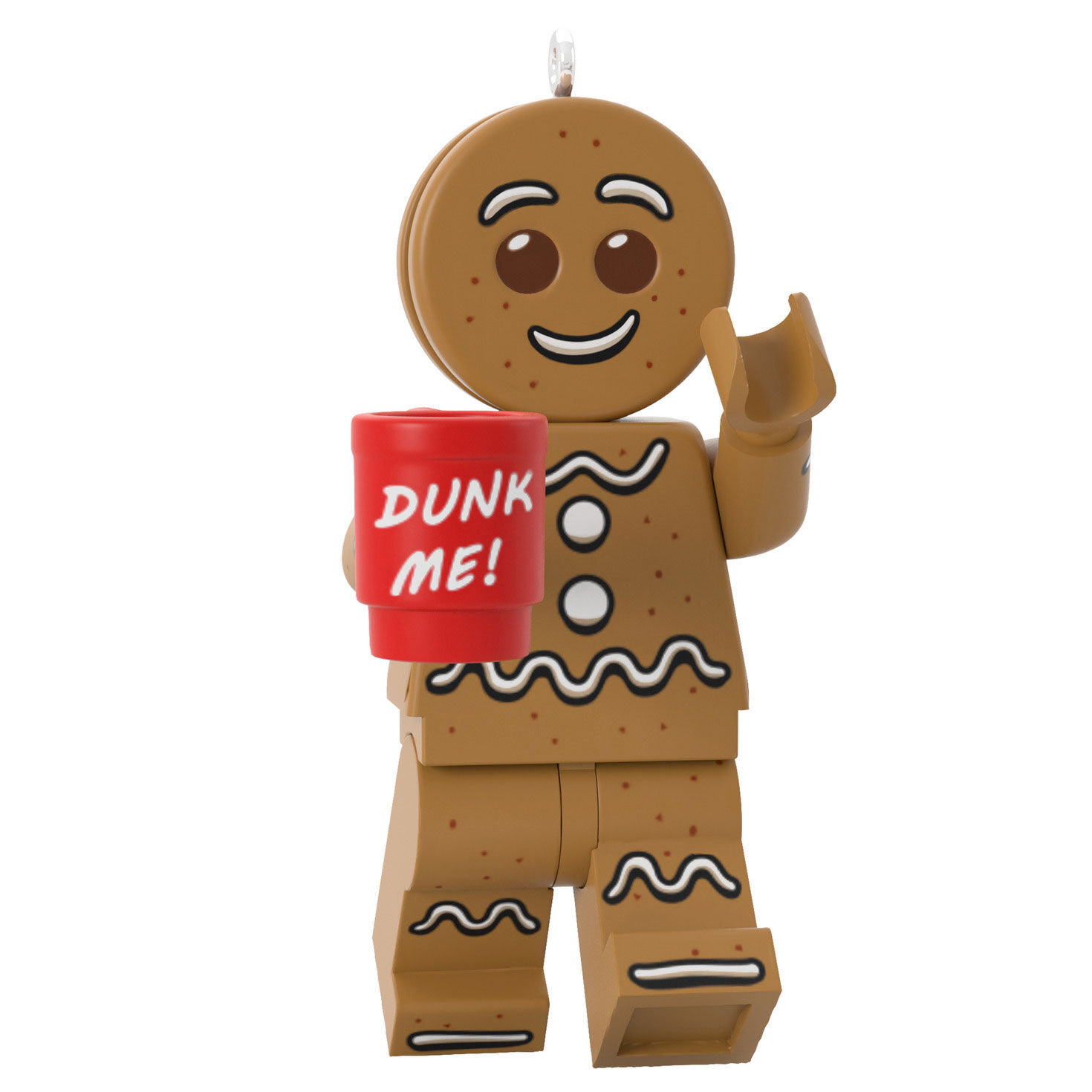 Gingerbread Man LEGO® Minifigure Ornament