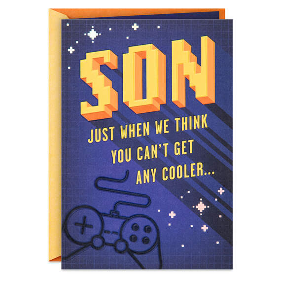 You Level Up Birthday Card for Son