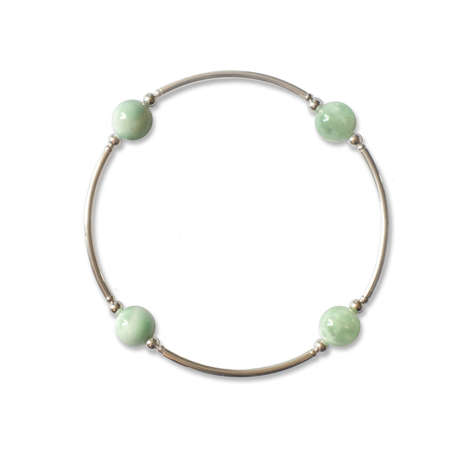 Made As Intended Green Angelite Blessing Bracelet