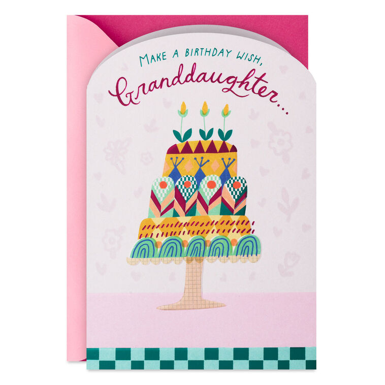 Wish Come True Birthday Card for Granddaughter, , large image number 1