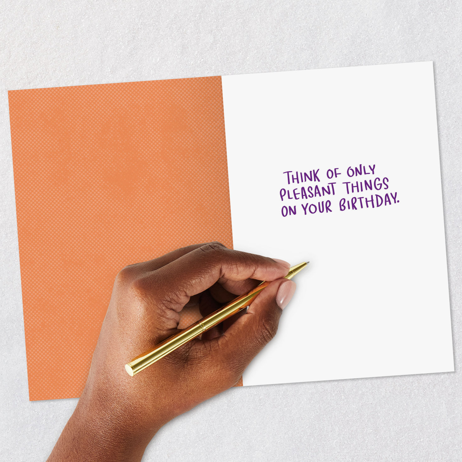 Man in Briefs Funny Birthday Card signing card image number 6