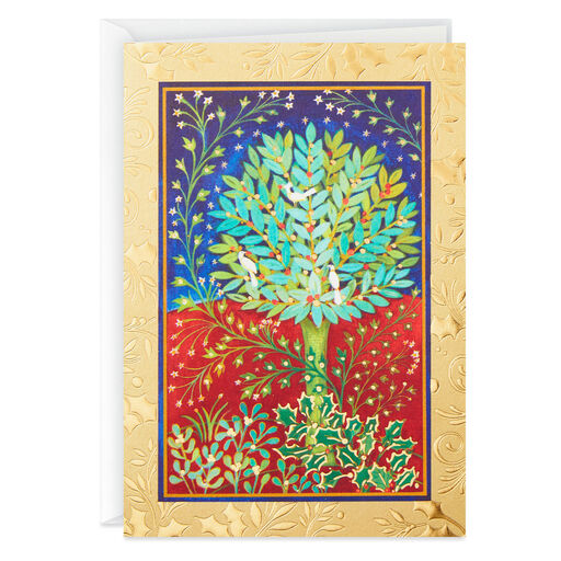 UNICEF Doves in Topiary Tree Christmas Cards, Box of 20, 