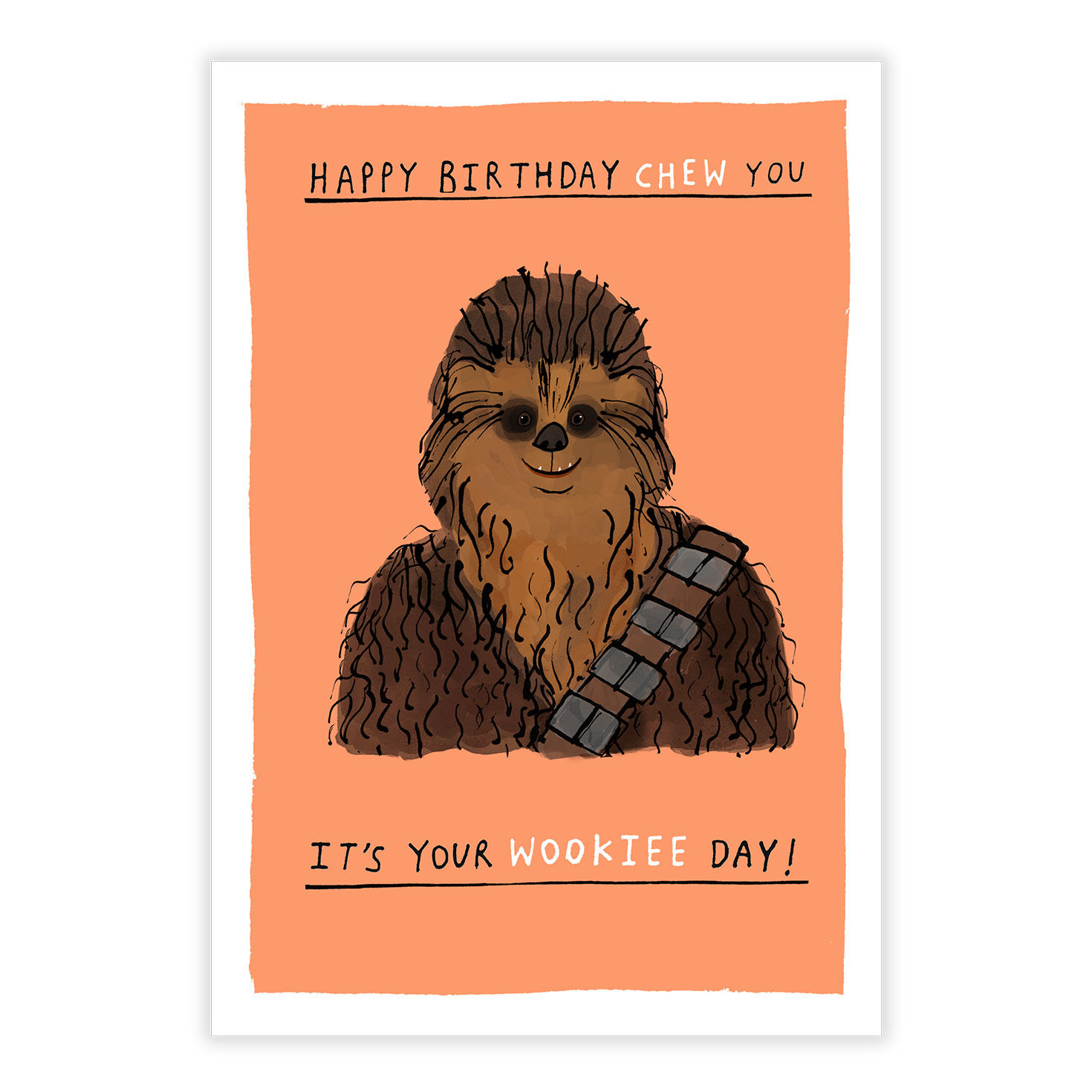 Star Wars&trade; Chewbacca&trade; Your Wookiee Day Custom Birthday Card, , large image number 8
