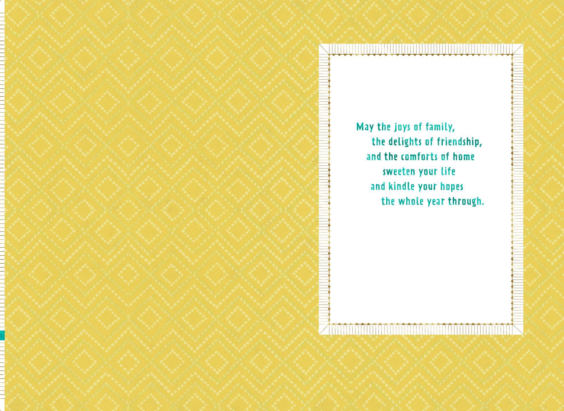 Religious Village Rosh Hashanah Card From Both