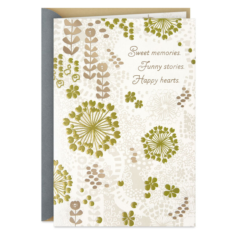 Sweet Memories, Happy Hearts Anniversary Card