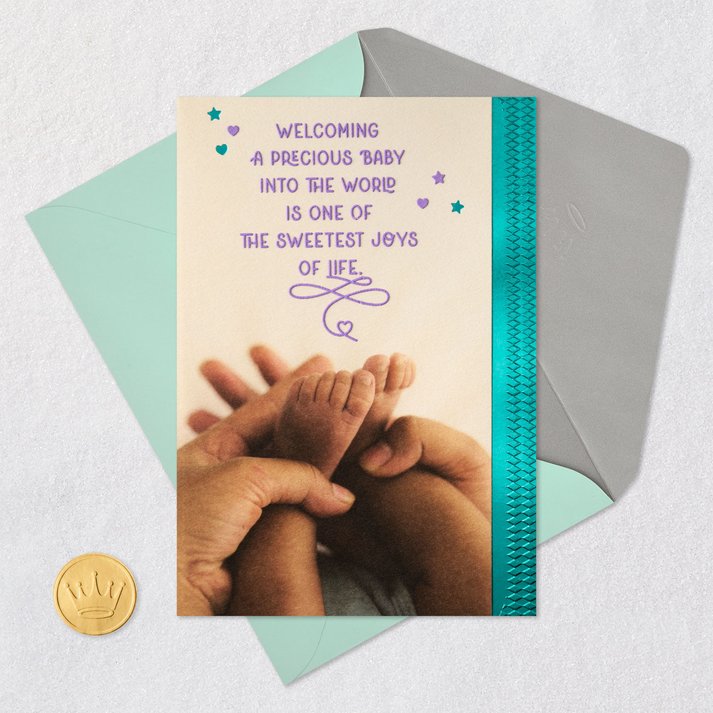 Enjoy This Sweetest Joy of Life New Baby Card for only USD 4.99 | Hallmark