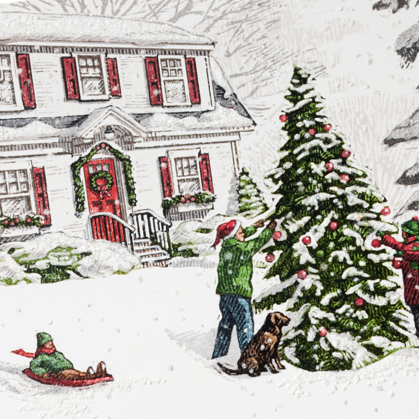 Snowy Home Boxed Christmas Cards Bulk Pack cover detail image number 5