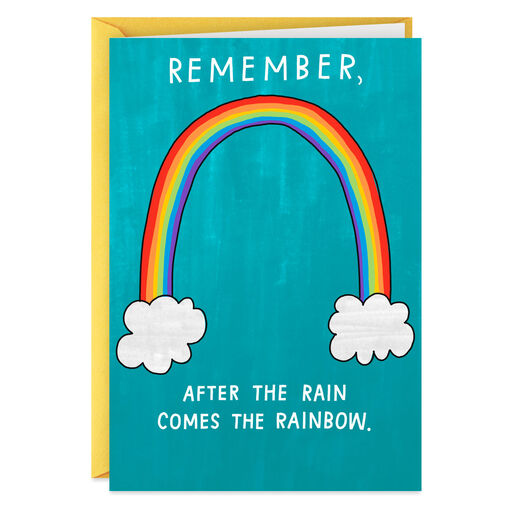 Rainbows and Tequila Funny Thinking of You Card, 