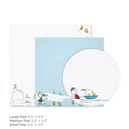 Peanuts Winter Fun Memo Pad Set, 