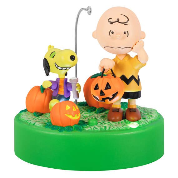 The Peanuts® Gang Trick-or-Treating Pals Ornament With Light and Sound, , large image number 1