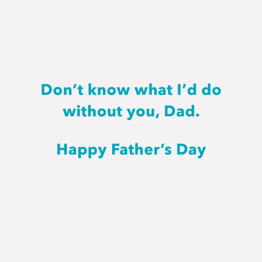 Keeping Me From Doing Stupid Sh*t Funny Father's Day Card for Dad, 