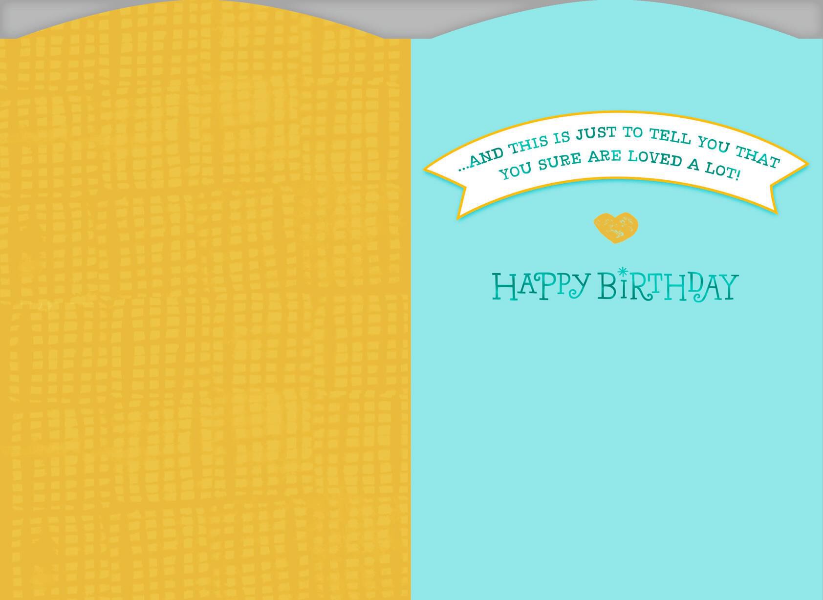 Hugging Dogs Birthday Card for Godfather