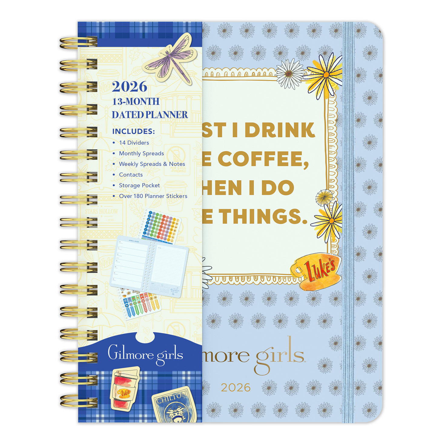 Gilmore Girls 13Month 2026 Weekly Planner front image number 1