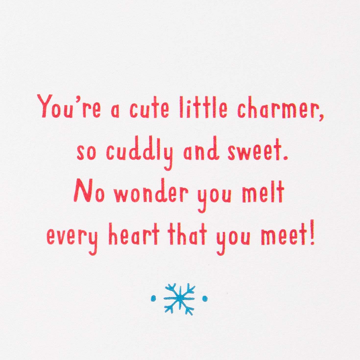 Merry Snowman Babys 1st Christmas Card Sentiment image number 3