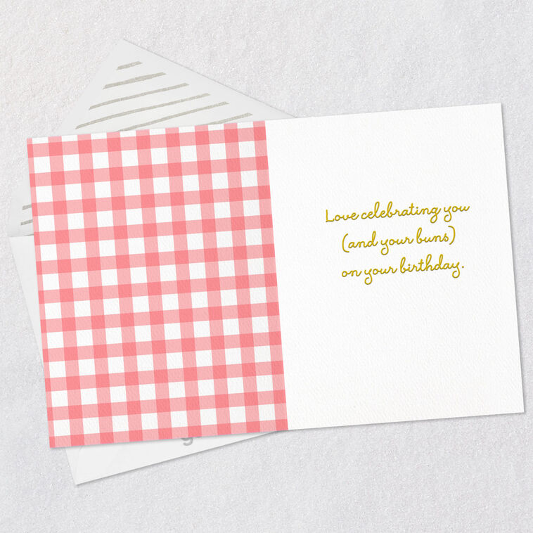Love Your Buns Funny Birthday Card, , large image number 3