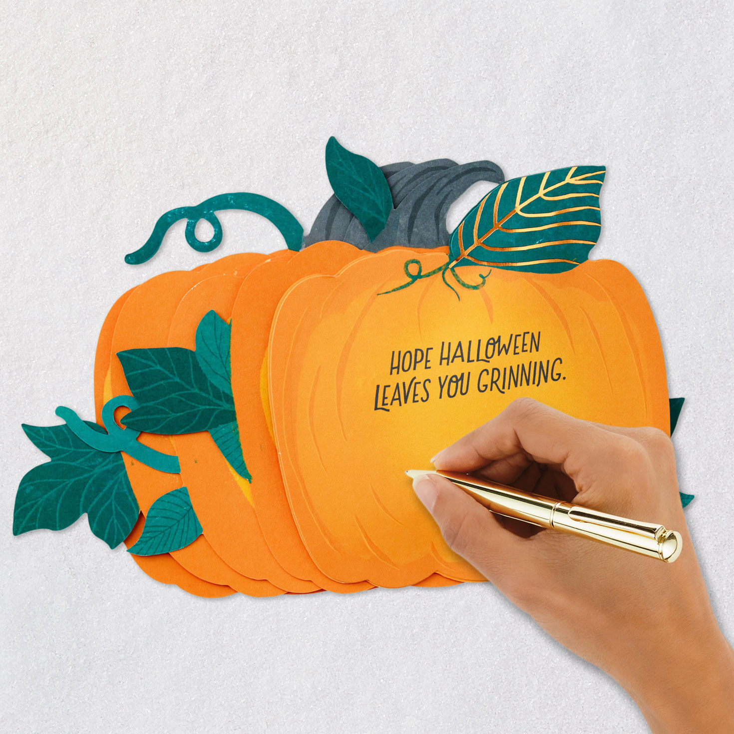 Grinning Jack-o'-Lantern Musical 3D Pop-Up Halloween Card With Light for only USD 10.99 | Hallmark