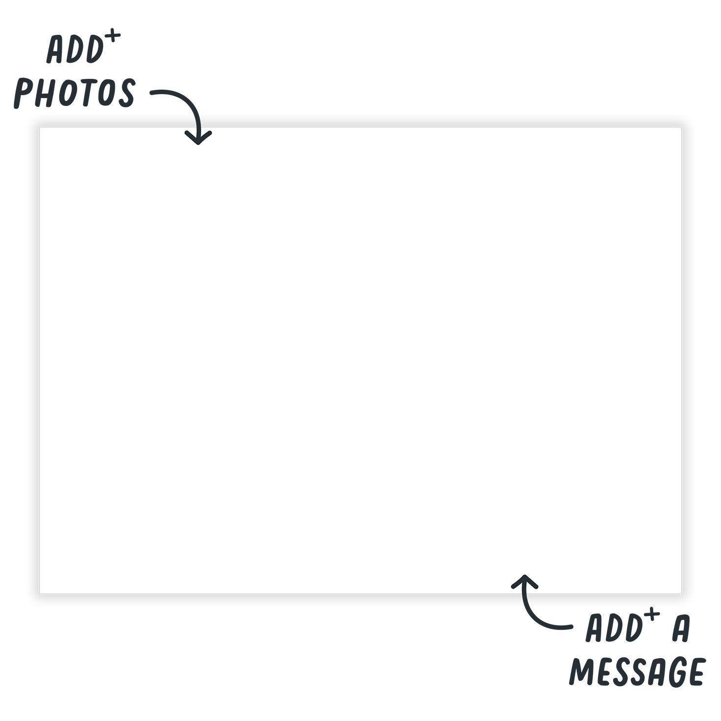 Personalized Create Your Own Vertical Blank Photo Card  image number 3