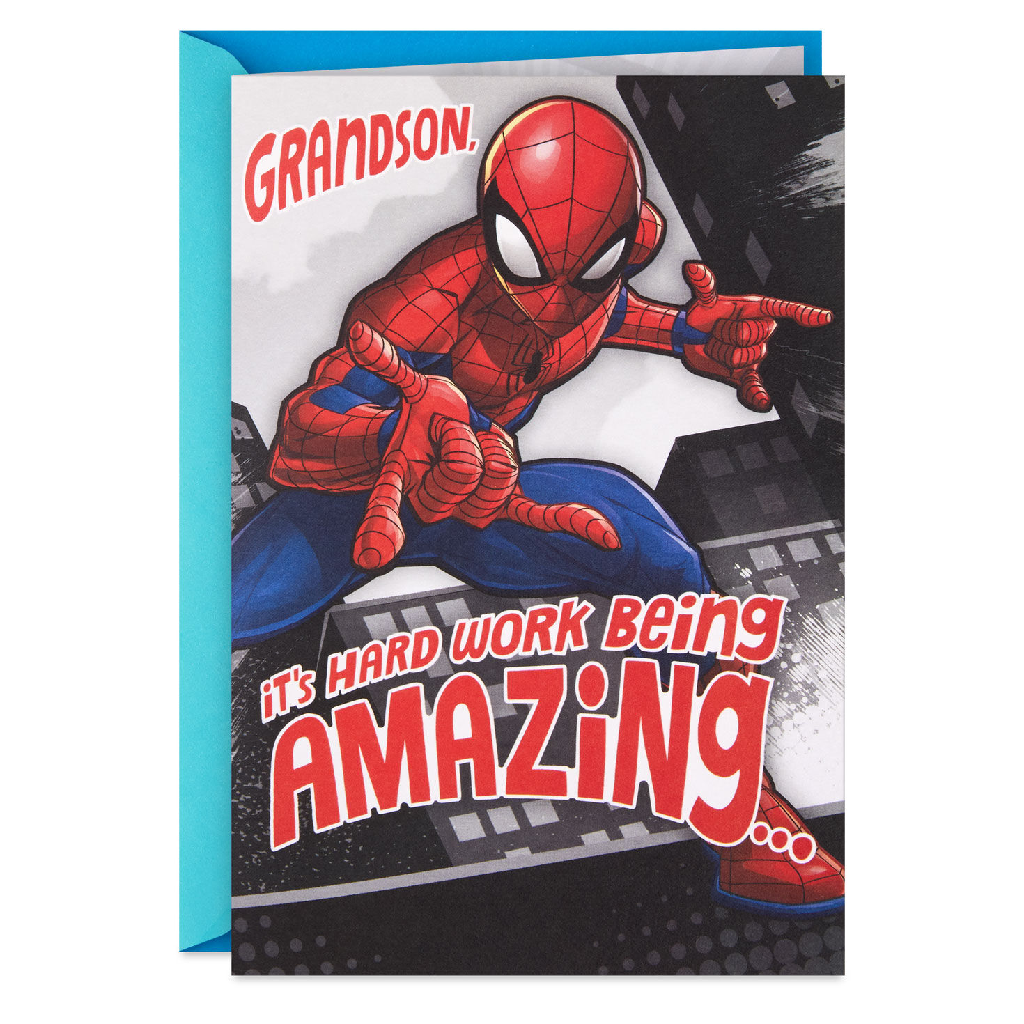 Marvel Spider-Man You're Amazing Musical Pop-Up Birthday Card for Grandson for only USD 7.99 | Hallmark