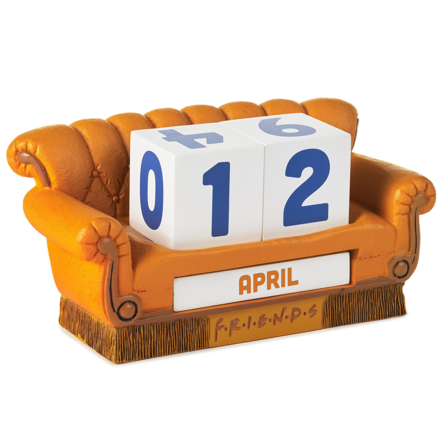 Friends Orange Couch Perpetual Calendar for only USD 39.99 | Hallmark