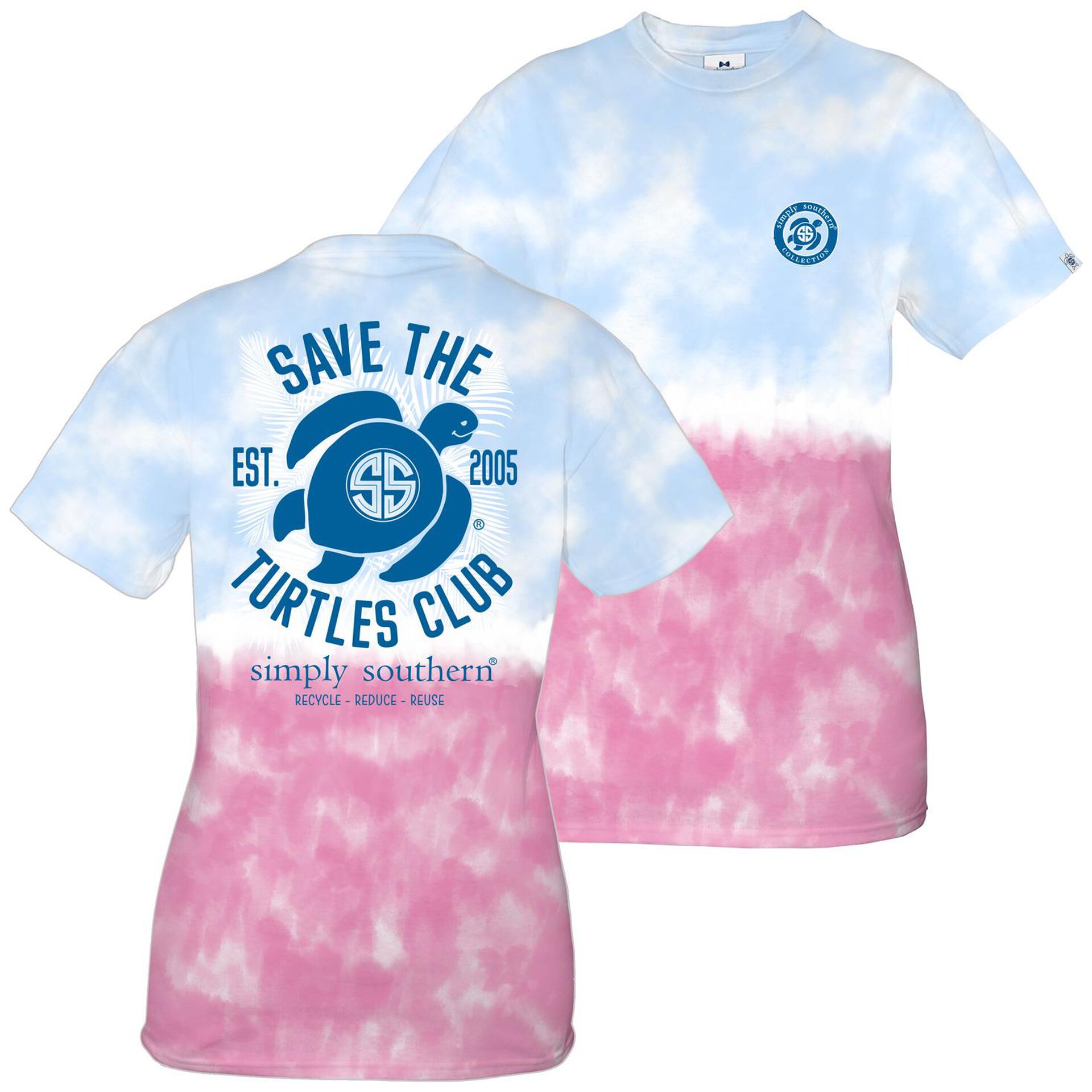 Simply Southern Save The Turtles Women S Short Sleeve T Shirt Large Clothing Hallmark