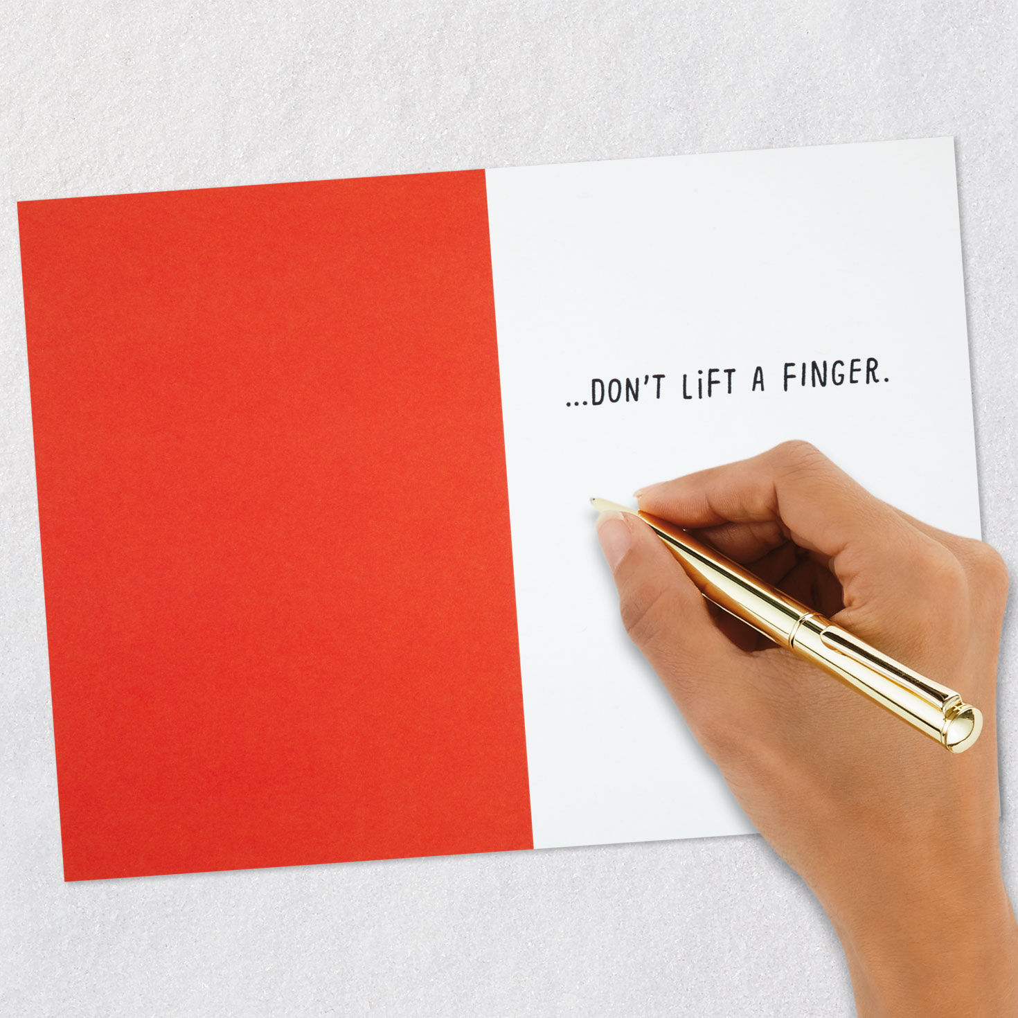 Dinosaur at Gym Funny Birthday Card Signing card image number 6