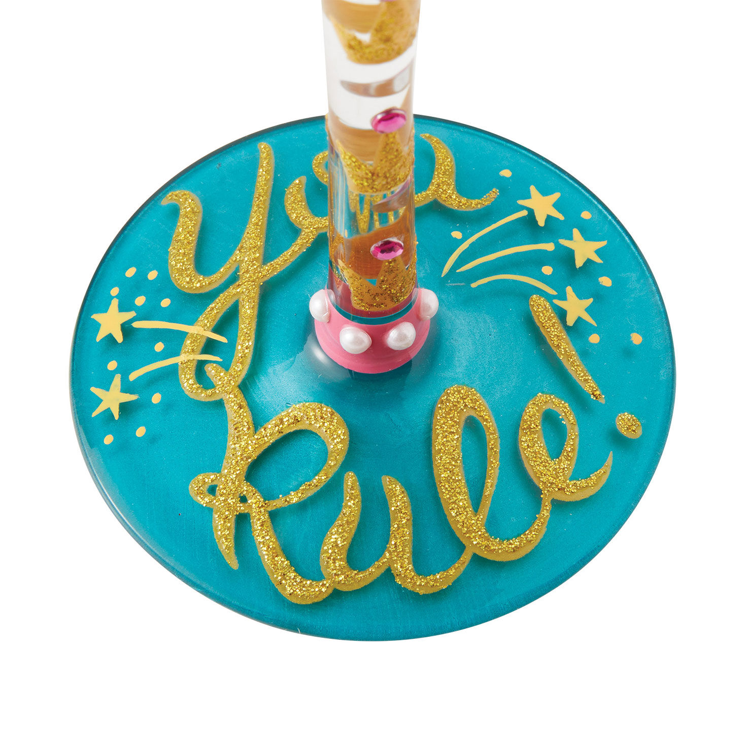 Lolita Birthday Queen and Gold Crown Wine Glass  image number 5