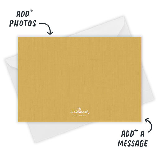 Winter Garland Flat Christmas Photo Card, 