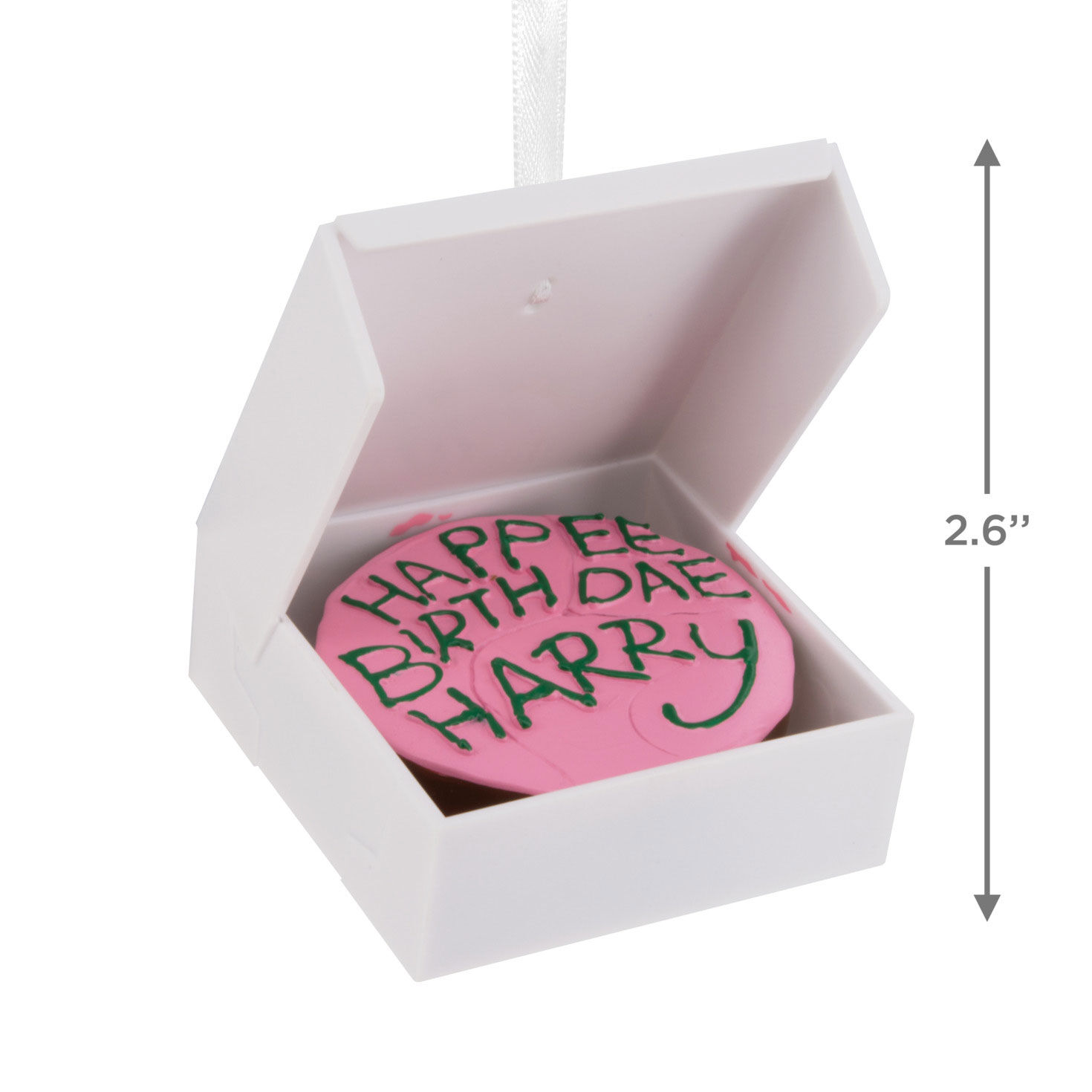 Harry Potter Birthday Cake Christmas Ornament measurement image number 3