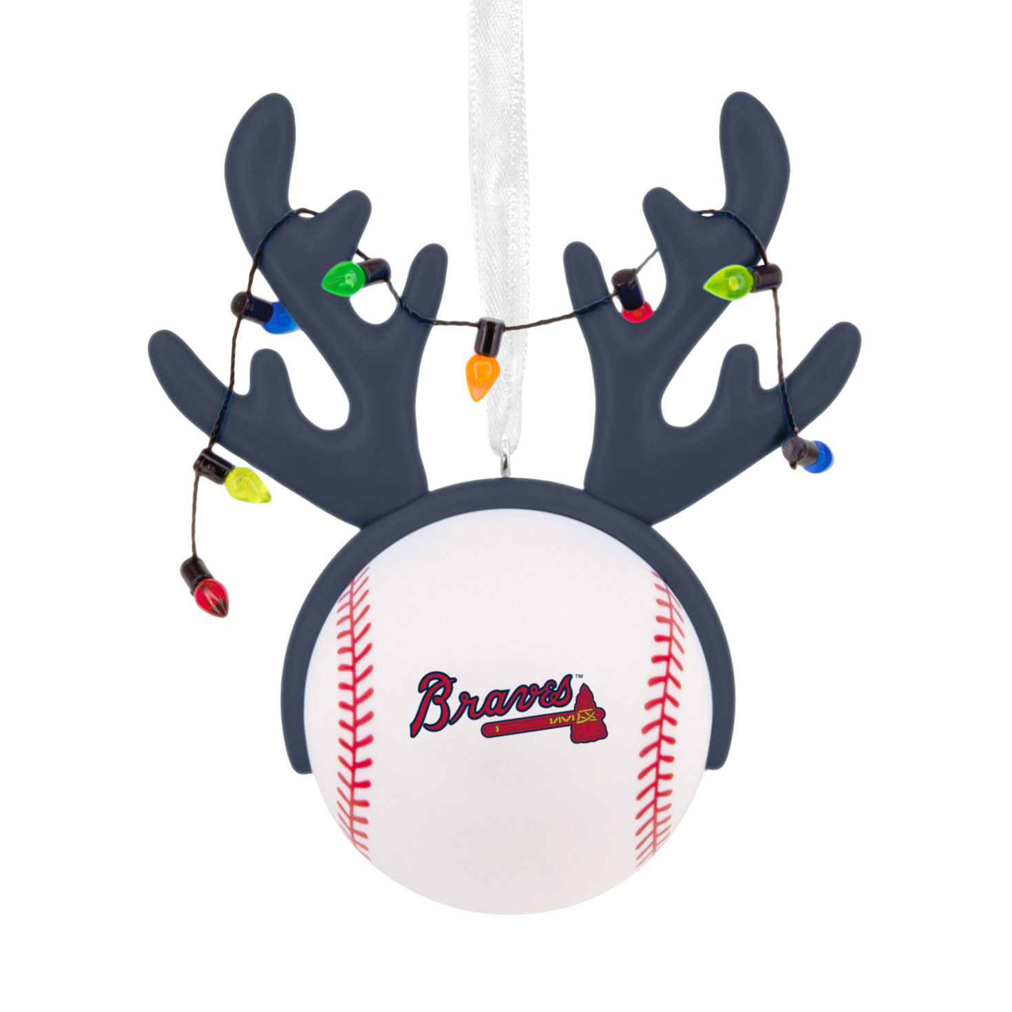MLB Atlanta Braves™ Reindeer Baseball Hallmark Ornament
