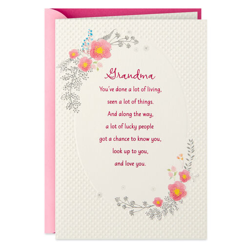 Grandma You Re Loving Birthday Card From Granddaughter Greeting