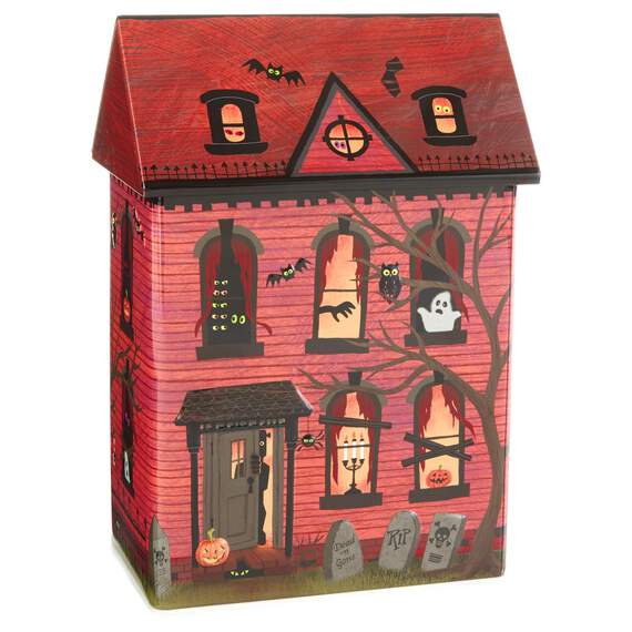 Haunted House Village Candy Tin, , large image number 1
