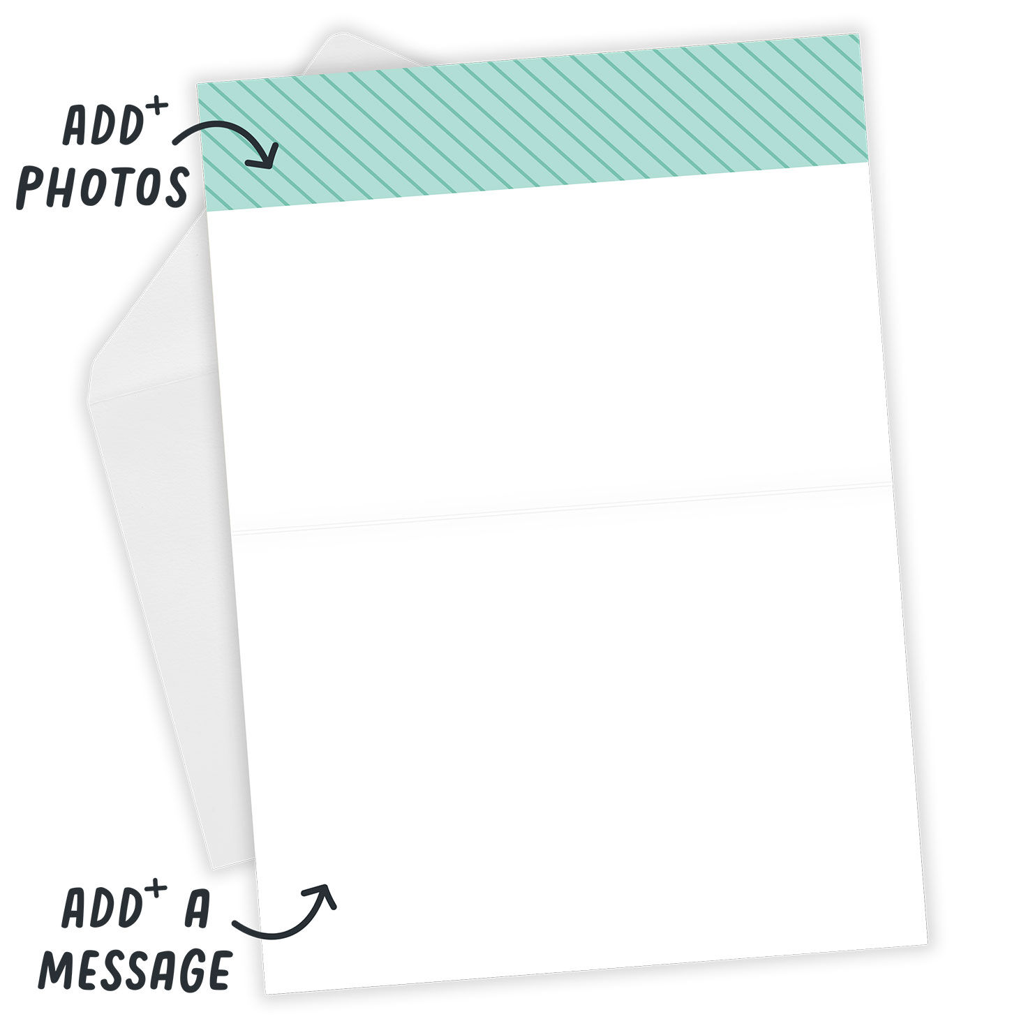 Personalized Shadow Lettering Love Photo Card  image number 4